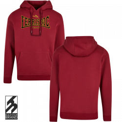 Hoodie Ferris MC Logo HH Burgundy