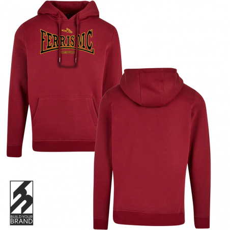 Hoodie Ferris MC Logo HH Burgundy