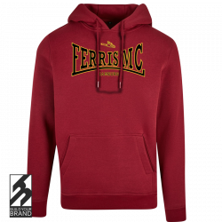 Hoodie Ferris MC Logo HH Burgundy