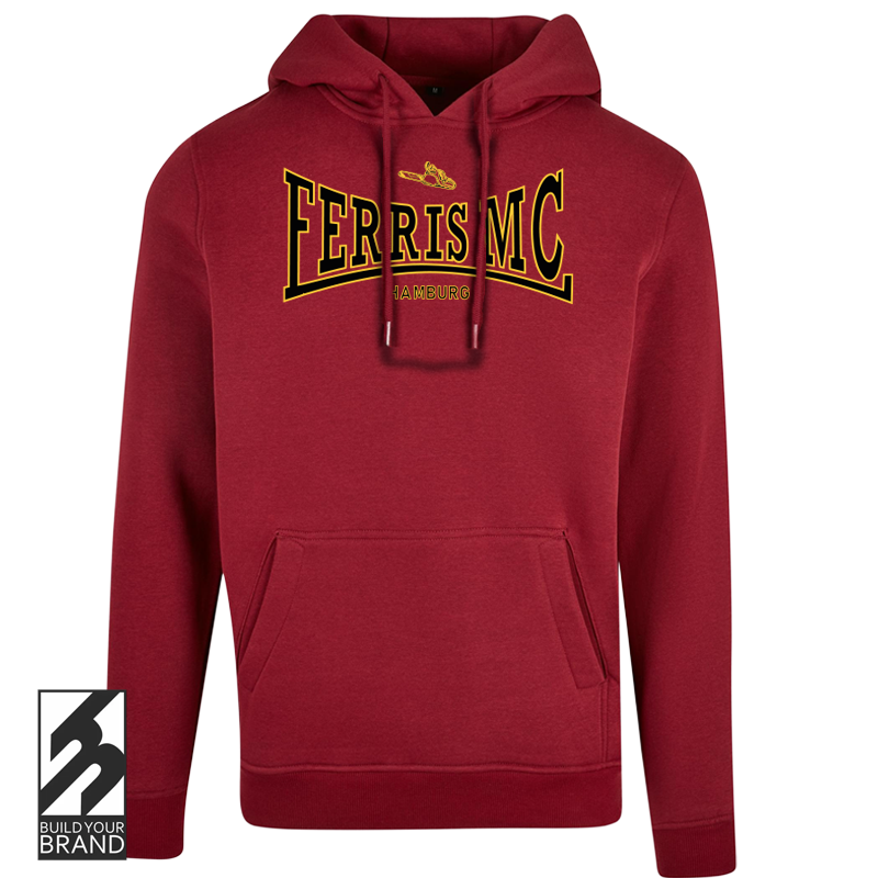 Hoodie Ferris MC Logo HH Burgundy