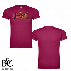 T-Shirt Ferris MC Logo HH Burgundy